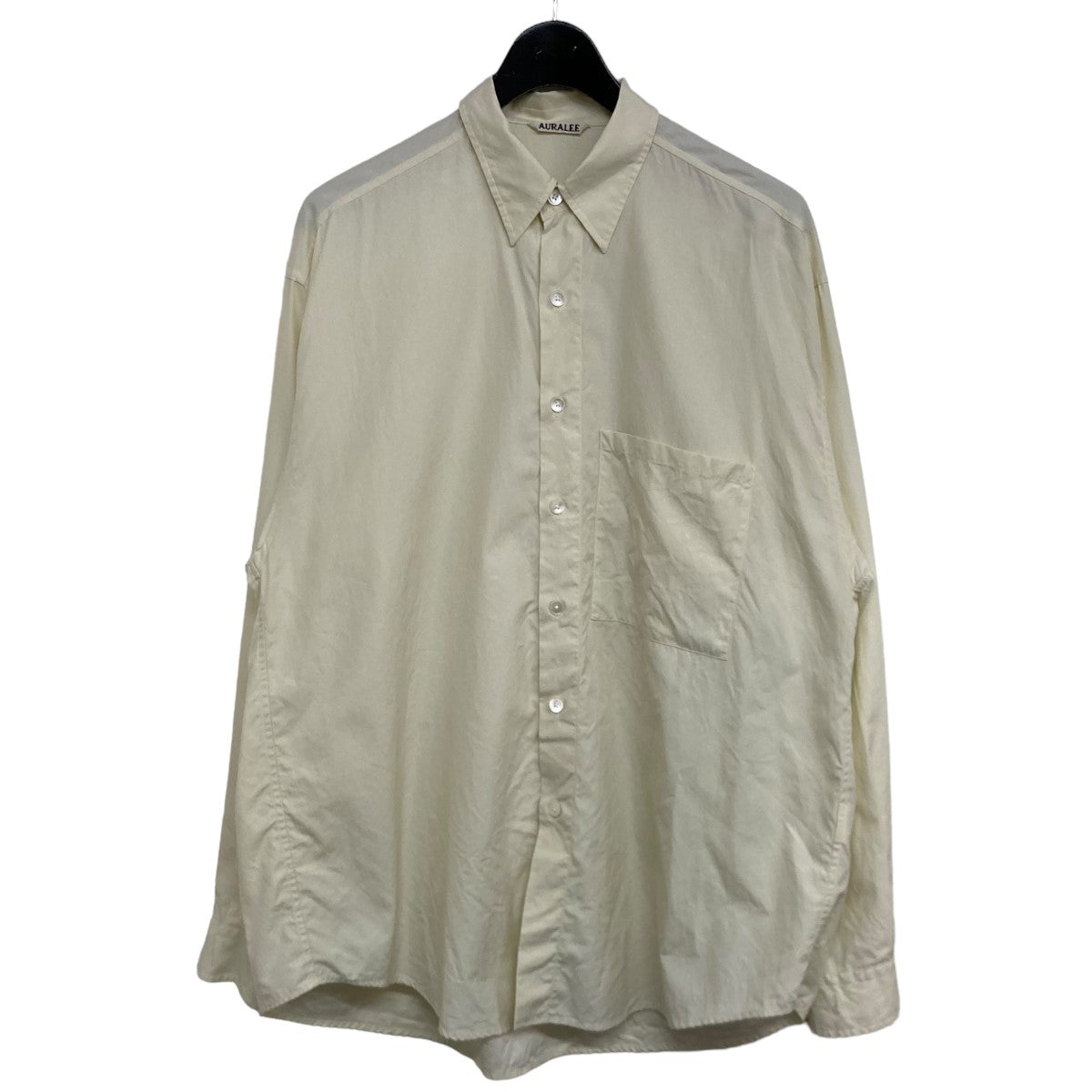 24SSWASHED FINX TWILL BIG SHIRTレギュラーカラーシャツA24SS02TN