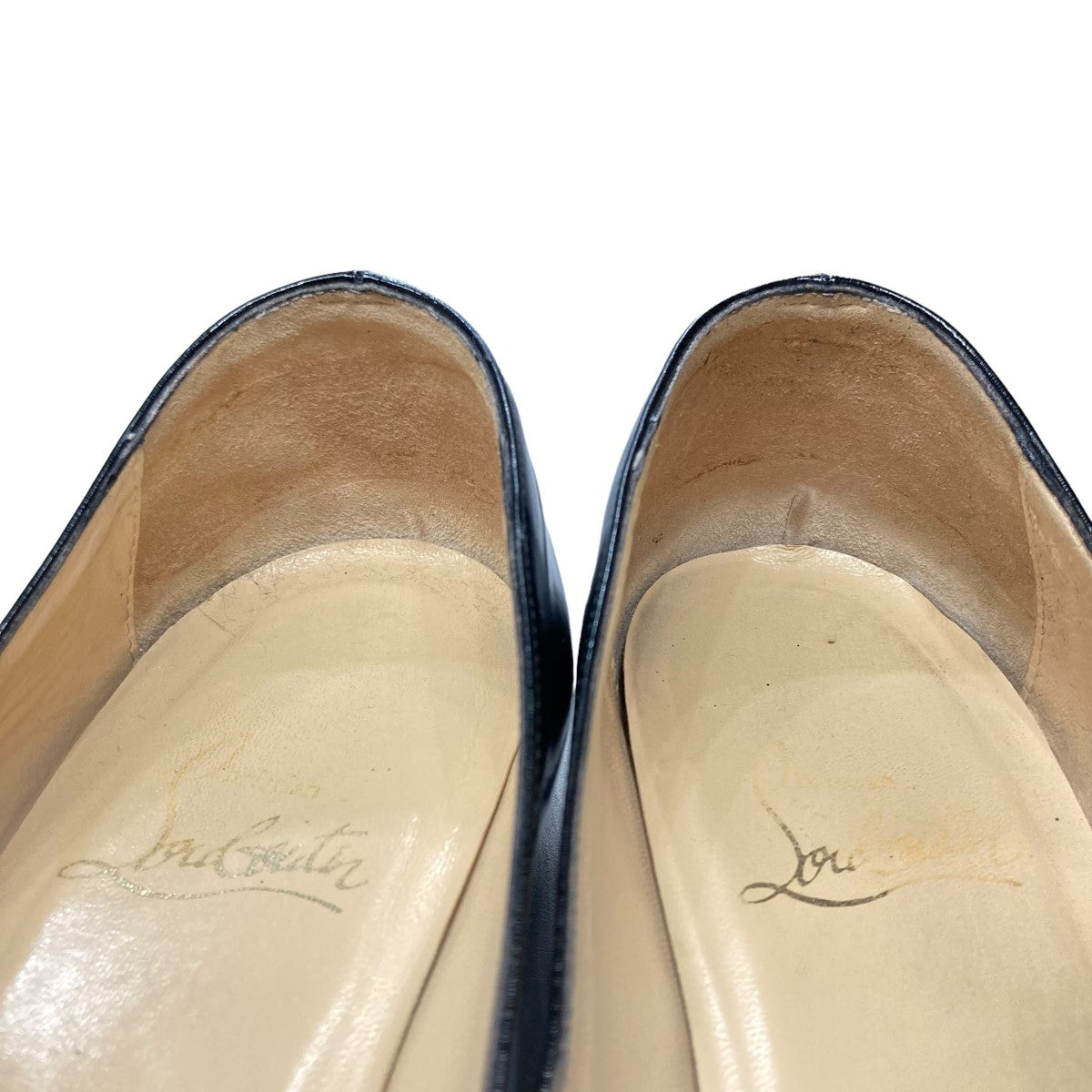 クリスチャン・ルブタン ポインテッドトゥ パンプス ブラック 38 Christian Louboutin(クリスチャンルブタン) ポインテッドトゥ