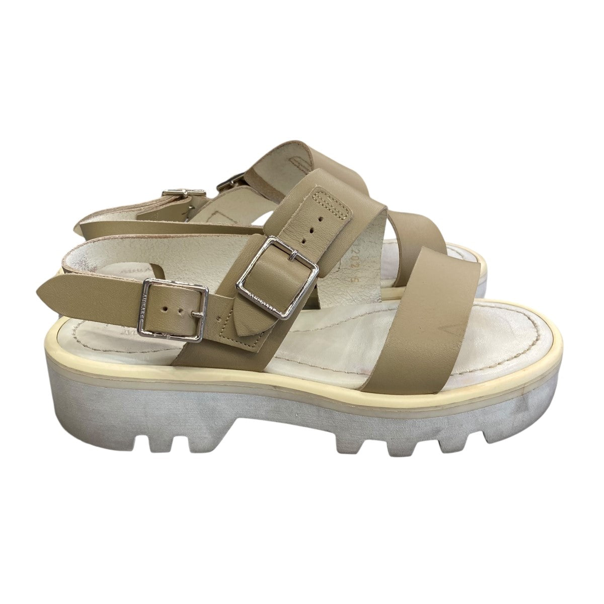 AURALEE Leather Belt Sandals Made By foot the coacherレザーベルトサンダル201202 古着・中古-4枚目のアイテム画像