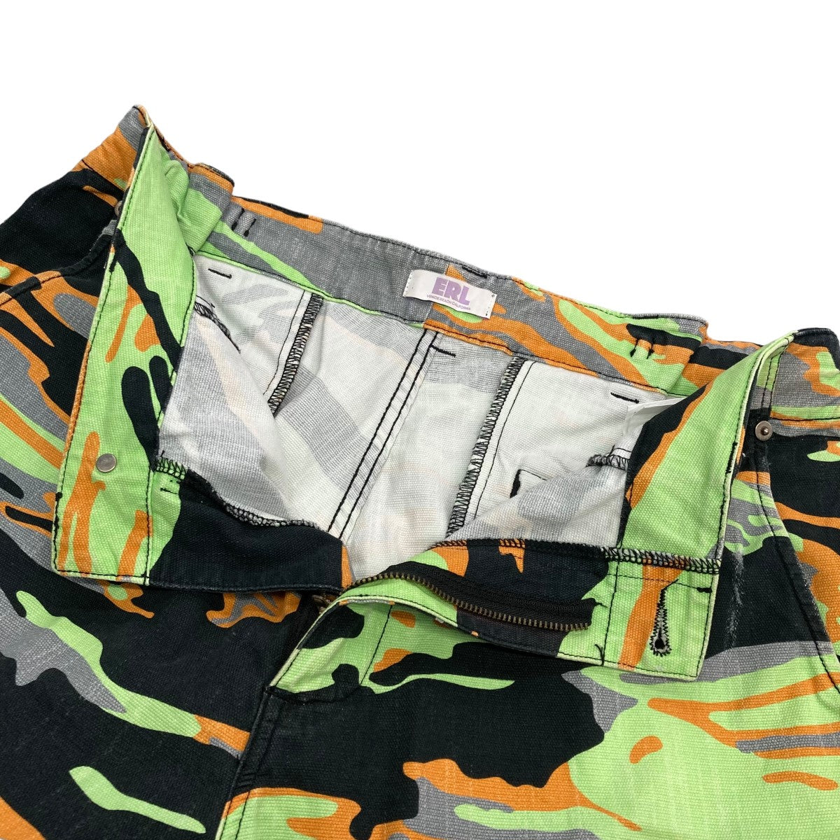 ERL(イーアールエル) CAMOUFLAGE CARGO PANTSダメージ迷彩カーゴパンツERL06-P001-P002-P003  ERL06-P001-P002-P003 イエロー サイズ M｜【公式】カインドオルオンライン ブランド古着・中古通販【kindal】