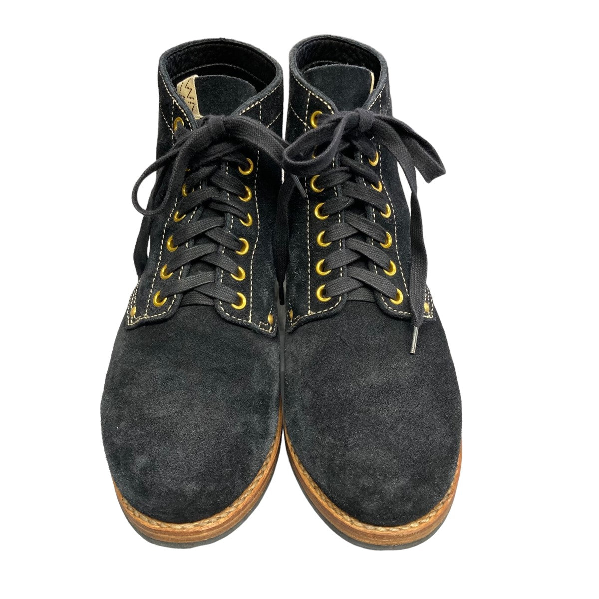visvim ビズビム 黒 スエード ポシェット VISVIM(ビズビム) 22AWBRIGADIER BOOTS-FORKスエードショート