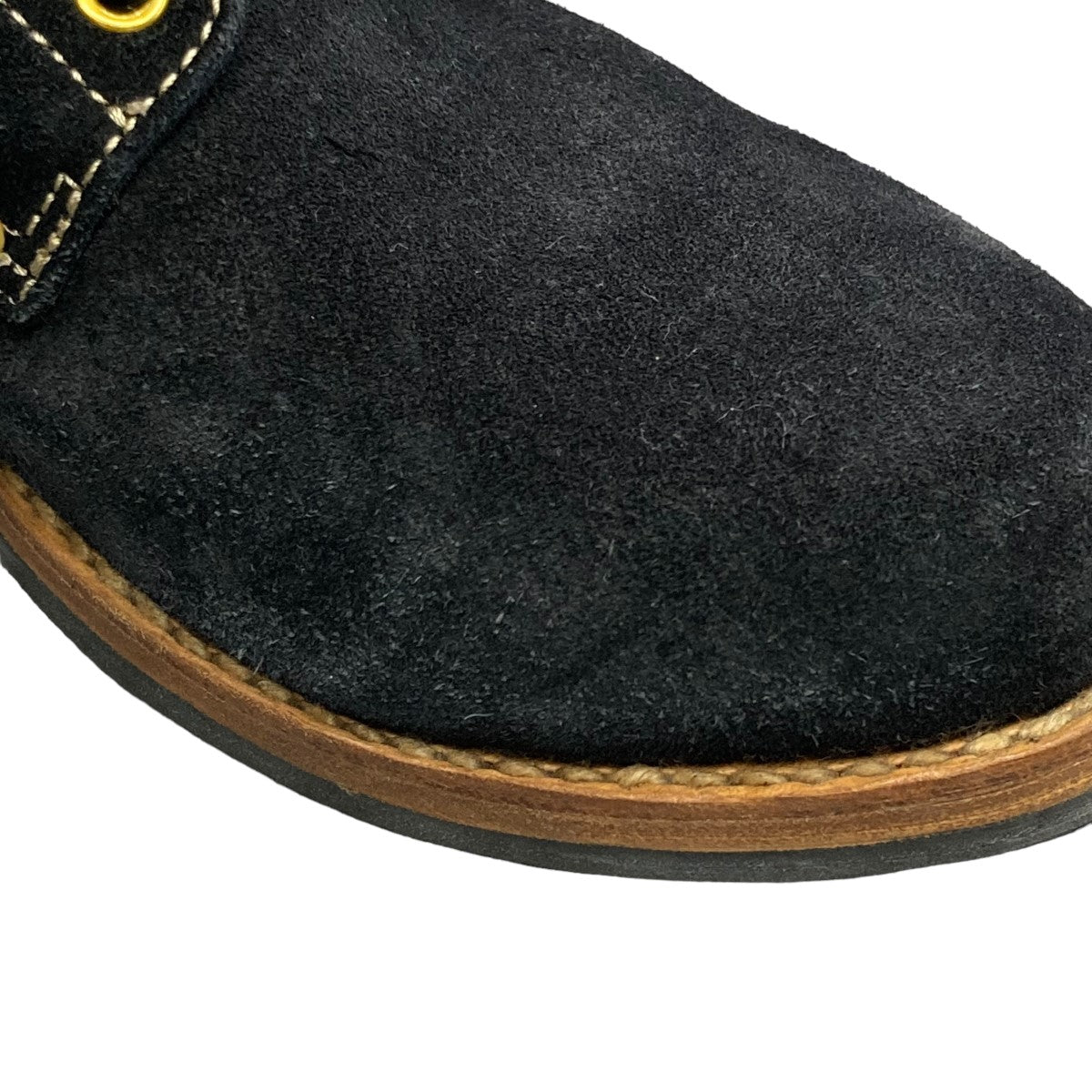 visvim ビズビム 黒 スエード ポシェット VISVIM(ビズビム) 22AWBRIGADIER BOOTS-FORKスエードショート