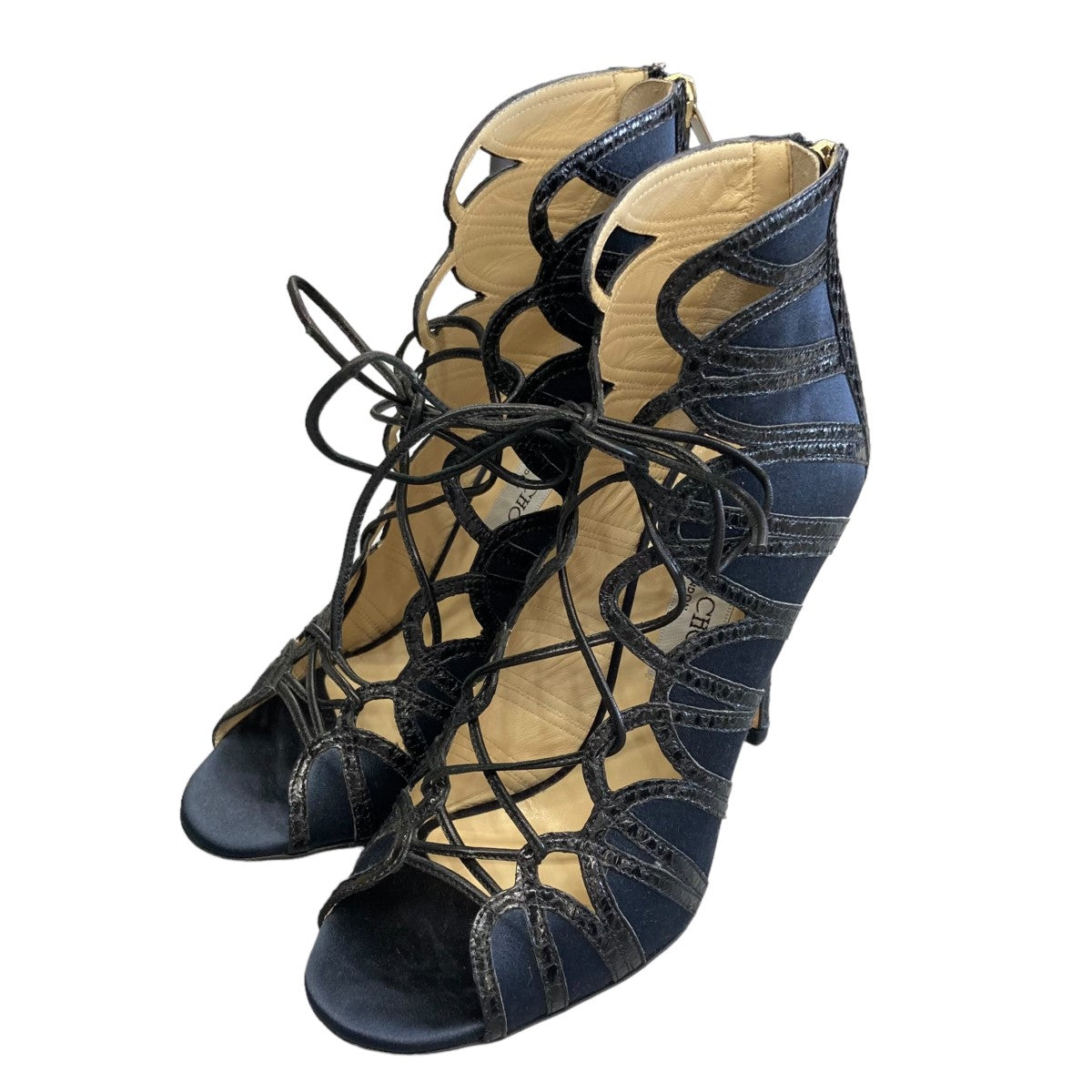 JIMMY CHOO(ジミーチュウ) ポインテッドトゥ パンプス ベージュ