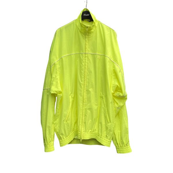 バレンシアガ 24AW フレイムプリント メッシュナイロンジャケット XL