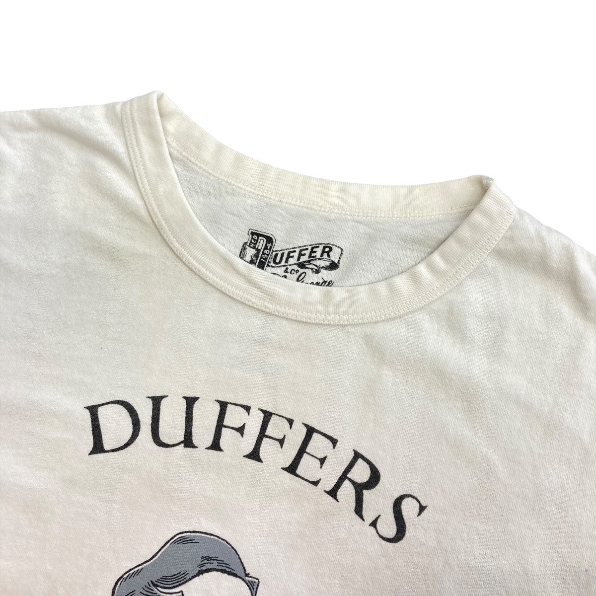 The DUFFER of ST．GEORGE クルーネックプリントTシャツ 古着・中古-3枚目のアイテム画像