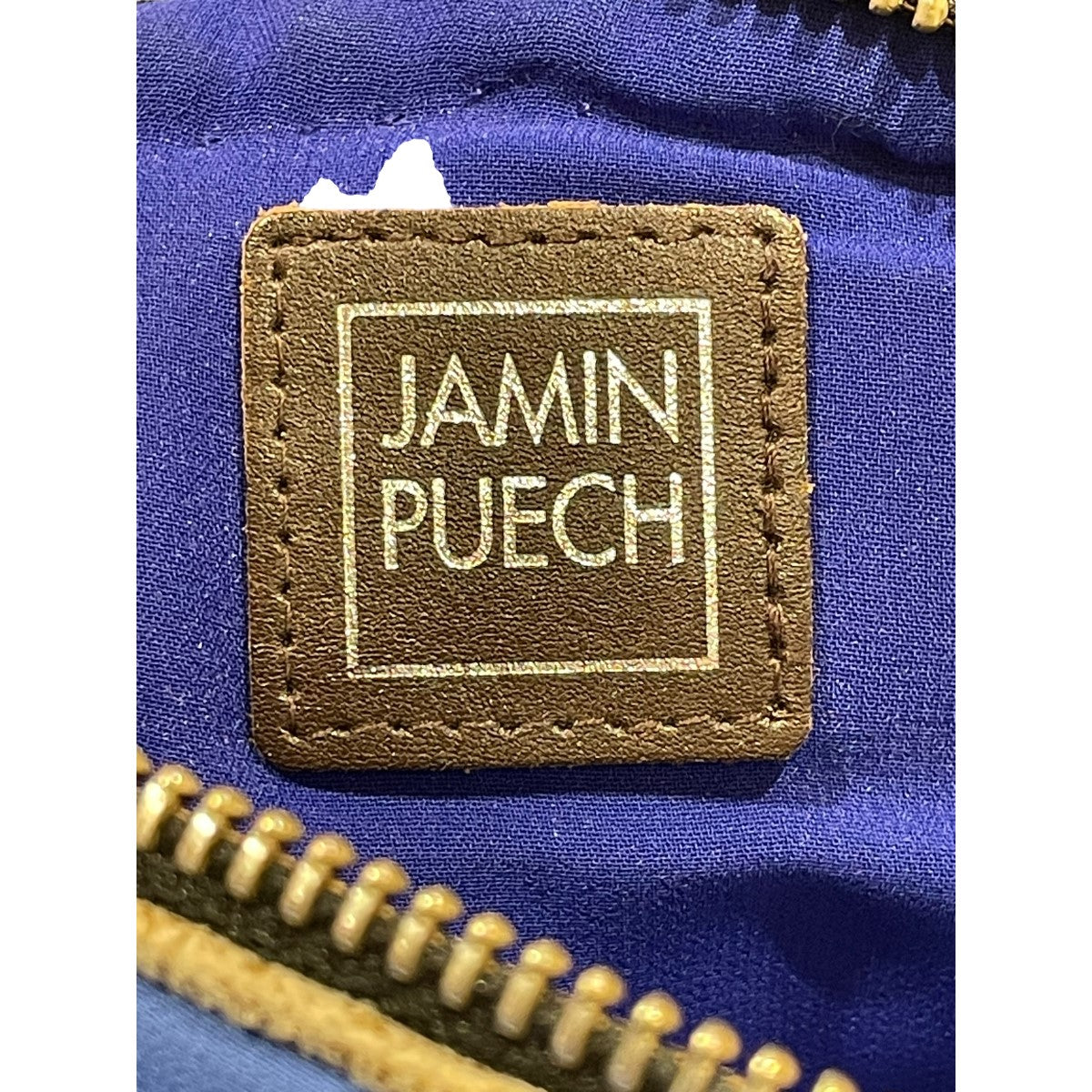 JAMIN PUECH(ジャマンピエッシュ) スパンコールハンドバッグ ブルー｜【公式】カインドオルオンライン ブランド古着・中古通販【kindal】