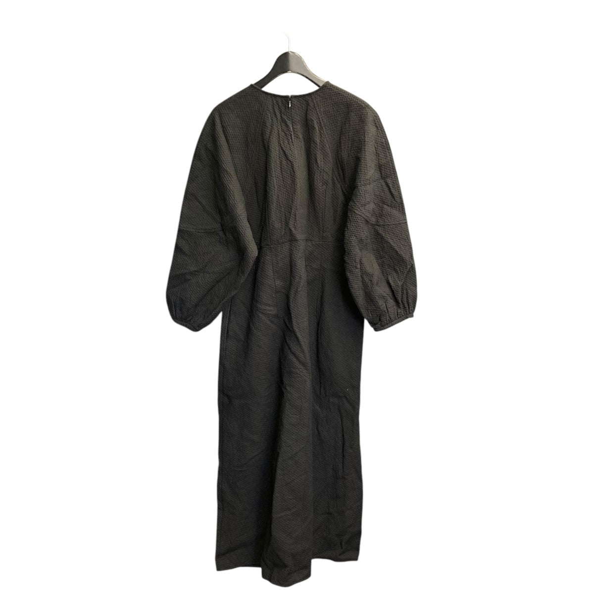 【新品タグ付き】6（ROKU）ワンピース DOBBY DRESS ブラック 6(ROKU) BEAUTY＆YOUTH(ロクビューティアンドユース) DOBBY