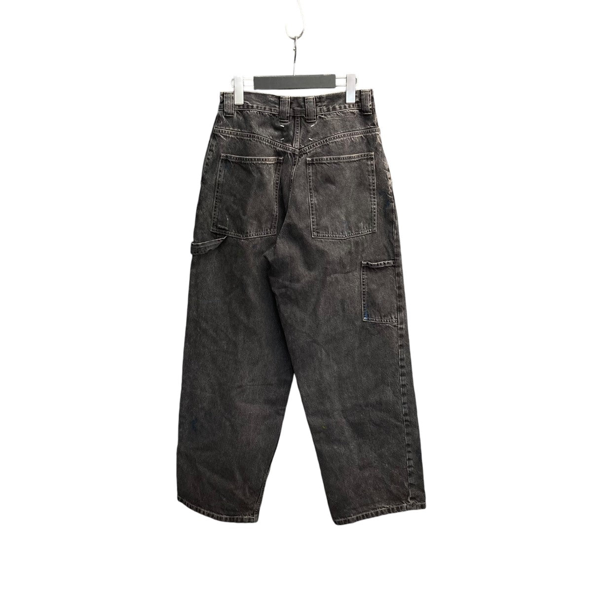 Maison Margiela(メゾンマルジェラ) 23AWBLACK PAINTED JEANSペイント加工デニムペインターパンツS51LA0162