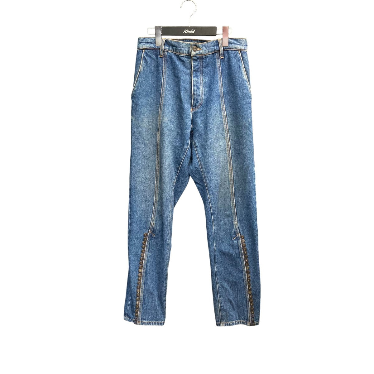 Y． PROJECT(ワイプロジェクト) ハイウエストデニムパンツ ブラック