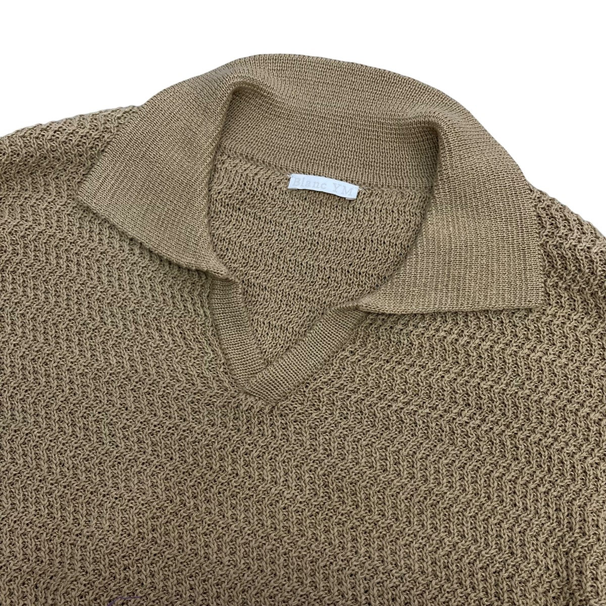 BLANC YM(ブランワイエム) Skipper Knit ShirtポロシャツBL-22S-SKS BL