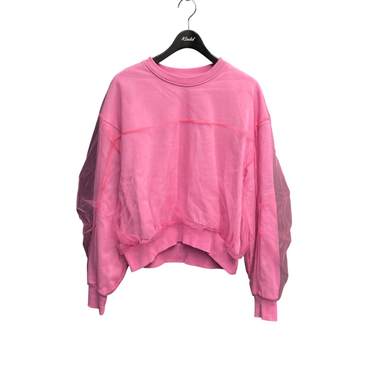 Tulle Combination Sweatshirtチュールコンビスウェット21232415105