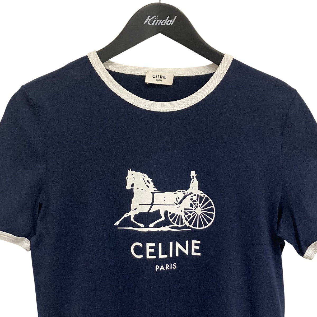 激安大特価！ CELINE(セリーヌ) Tシャツ2X575501F 2X575501F ネイビー サイズ トップス