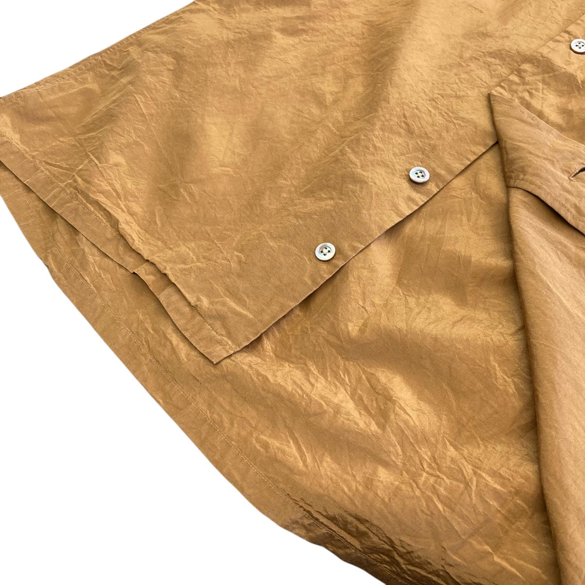 SCYE(サイ) 17SSシルクコットンポプリンオープンカラーシャツ