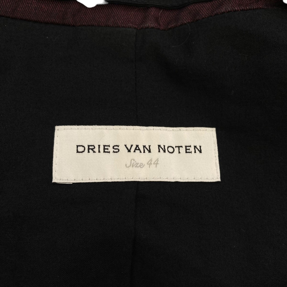 DRIES VAN NOTEN(ドリスヴァンノッテン) リネンコットンテーラードジャケット ネイビー サイズ 44｜【公式】カインドオルオンライン  ブランド古着・中古通販【kindal】