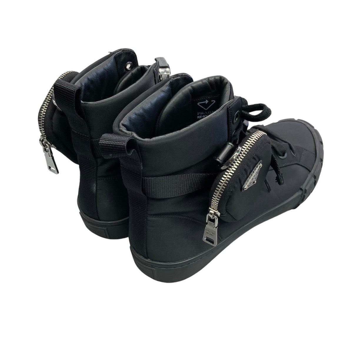 PRADA 21AWRE-NYLON WHEEL SNEAKERSハイカットスニーカー2TG174 の古着・中古アイテム