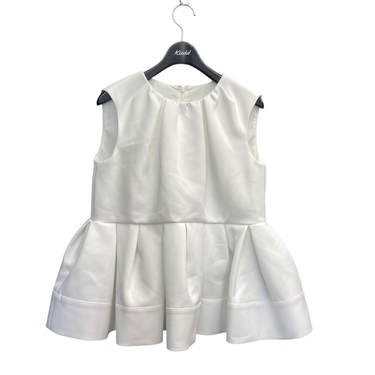 【TREFLE+1】トレフルプラスワン クラウドトップス ホワイト クラウドトップス～ノースリーブ(WHITE) | Tops,トップス