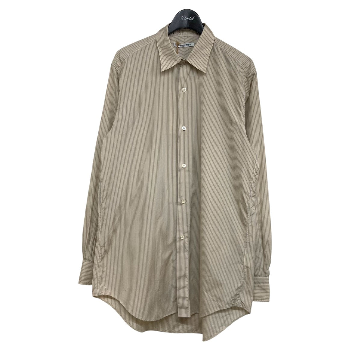 MAATEE＆SONS(マーティーアンドサンズ) 23SSELIZABETH REGULAR COLLAR SHIRTS長袖シャツMT3103-0601C  MT3103-0601C アイボリー サイズ 1｜【公式】カインドオルオンライン ブランド古着・中古通販【kindal】