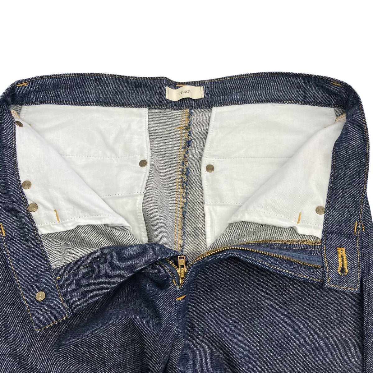 STEAF / 23SS/ワイドデニム/M/コットン/IDG/S23SS-PT02// STEAF．(スティーフ) 23SSワイドデニムパンツS23SS-PT02 S23SS-PT02