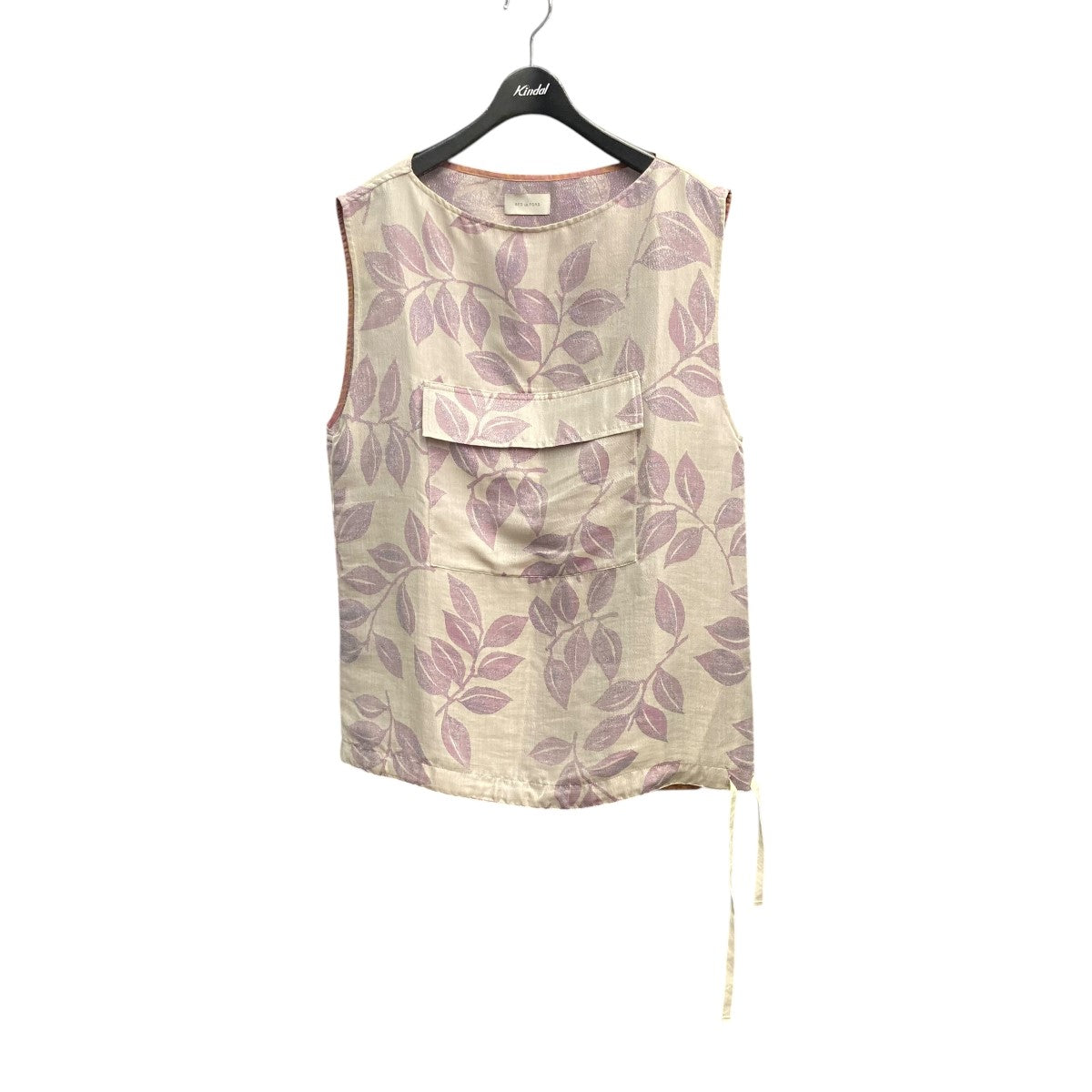 22SSJacquard Vestフロントポケットベスト22SS-B-BL06