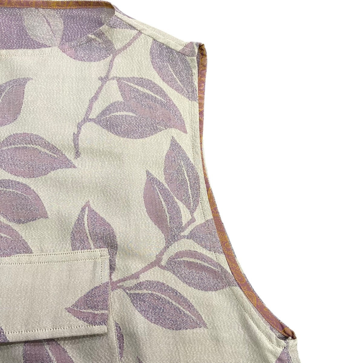 22SSJacquard Vestフロントポケットベスト22SS-B-BL06