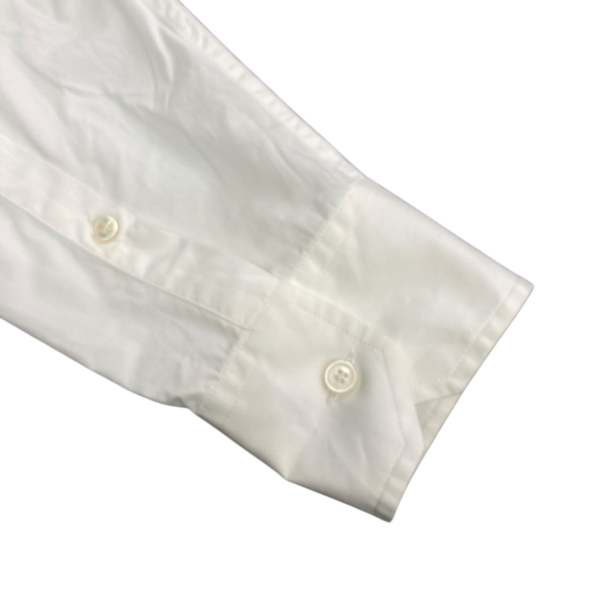 White Shirt With Silver Pocket In Metal長袖シャツXV3CIA97878