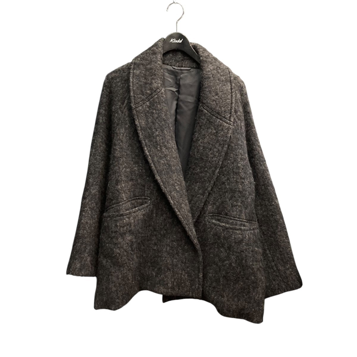 23AWWool Shaggy Shawl Cardigan JacketウールコートBHS23F038