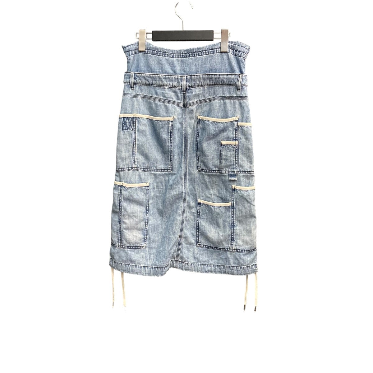 Denim SkirtサイドジップデニムスカートDE-ZULE-FS