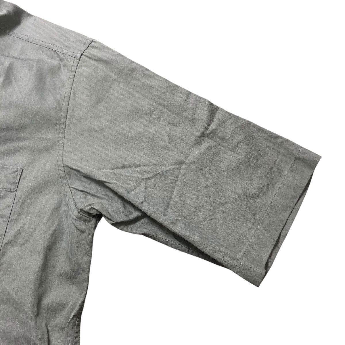 AURALEE オーラリー 22SS WASHED FINX HERRINGBONE HALF SLEEVED