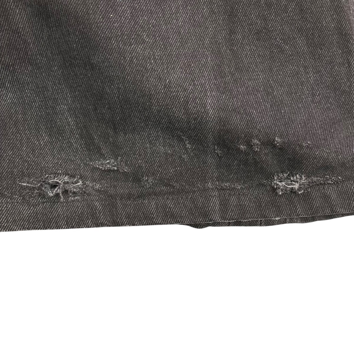 ※裾上げしてますVetements23ss デストロイインサイドアウトデニム VETEMENTS(ヴェトモン) 23SSデストロイインサイドアウトバギーデニム