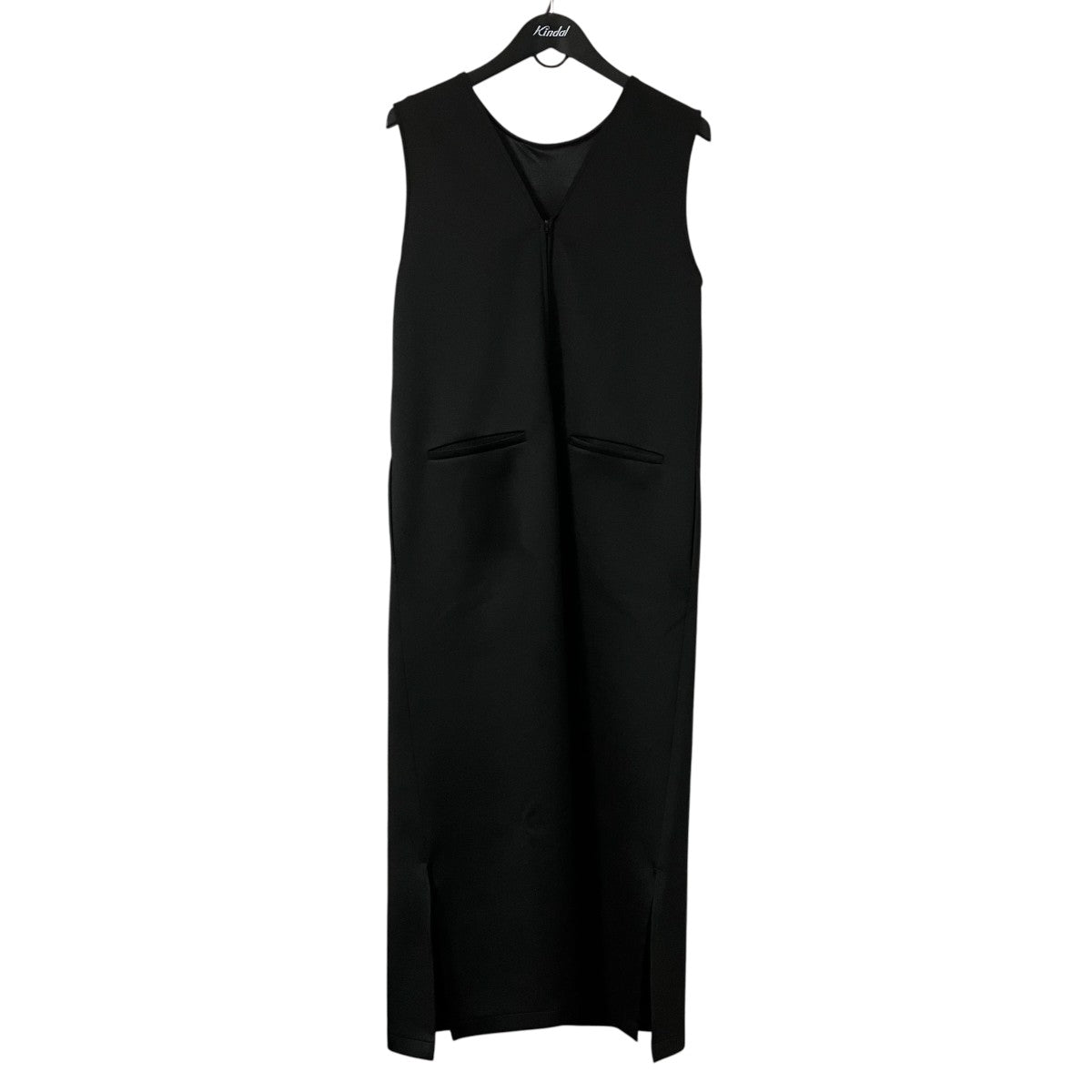 ストレッチ2wayワンピースノースリーブワンピースD0210201/4