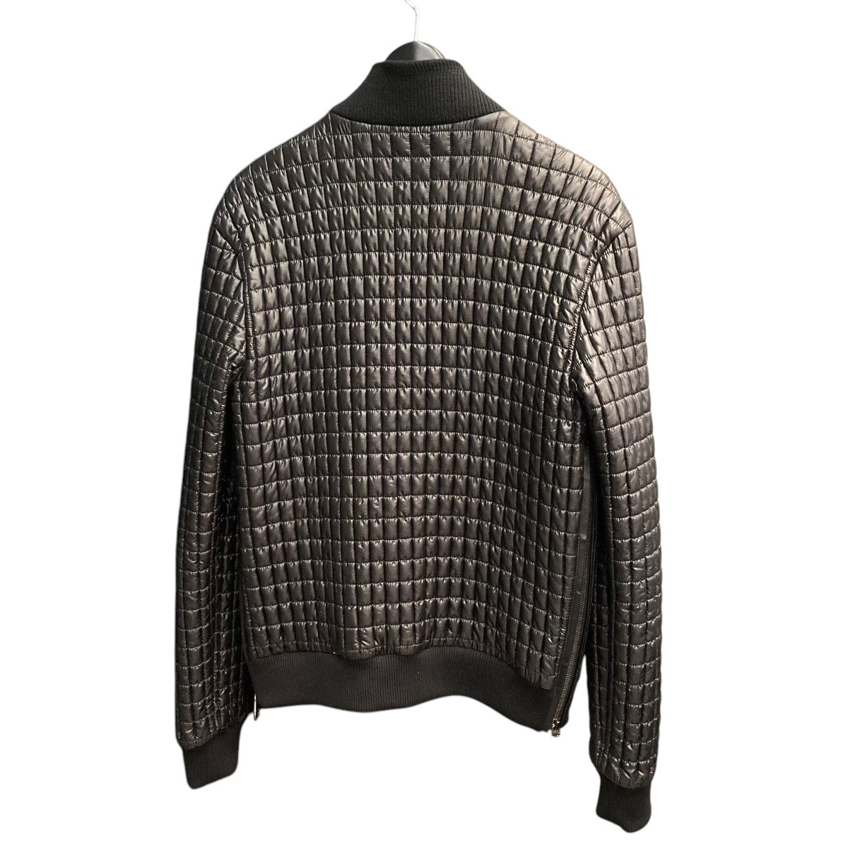 Zipped Quilted Bomber Jacket BlackボンバージャケットG9MG4T