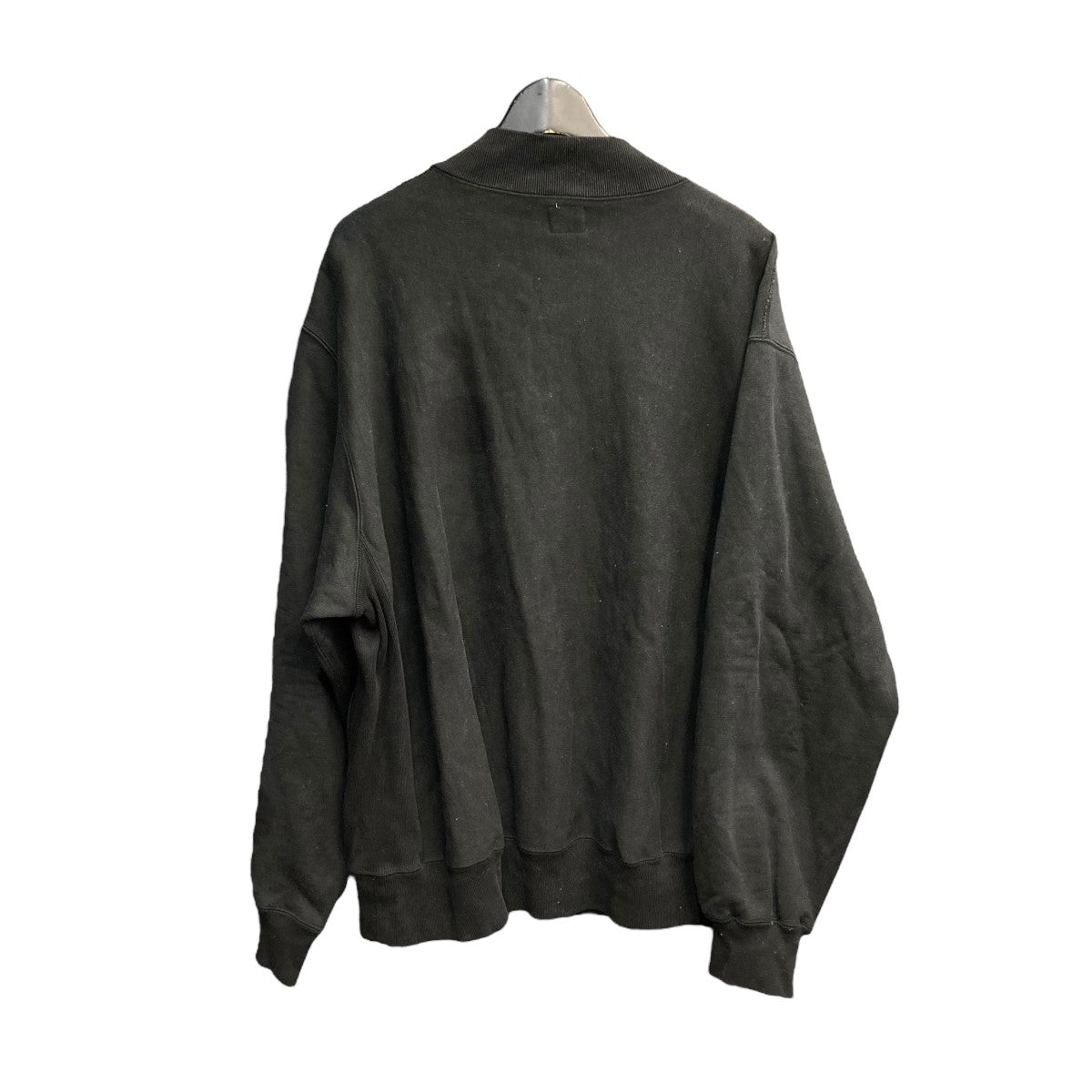 <blurhms> Light Sweat Crew-Zip 3 チャコール Light Sweat Crew-Zip (BHS22S026) | blurhms / トップス (MEN