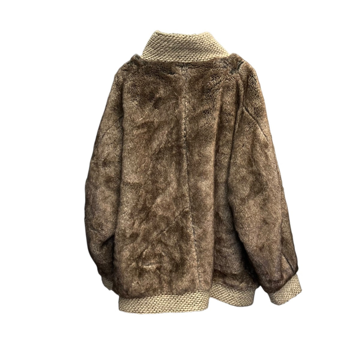 Knit docking fur jacketダブルジップファージャケットSOTOY1122001