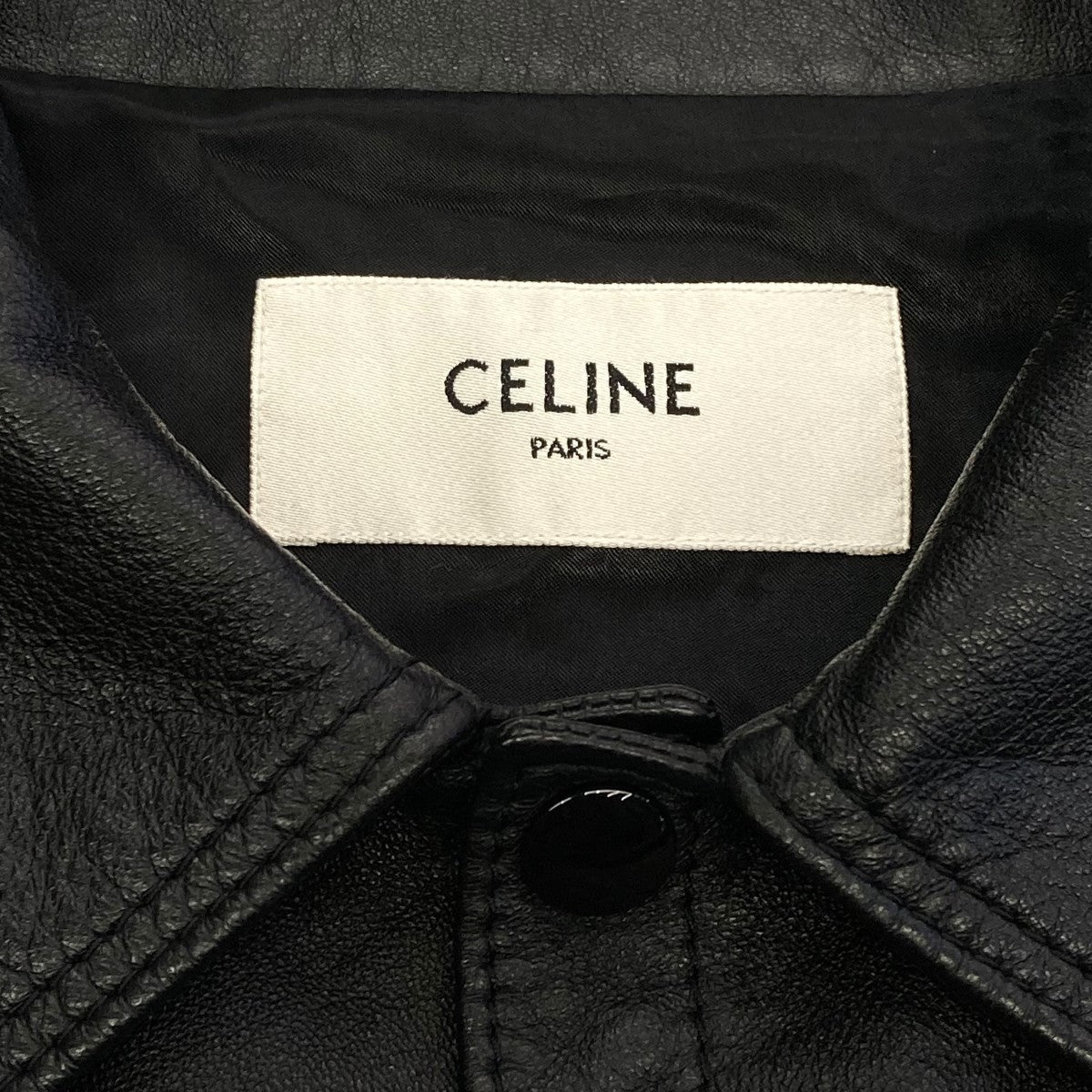 CELINE(セリーヌ) 20AWレザートラッカージャケット2E677269L 2E677269L