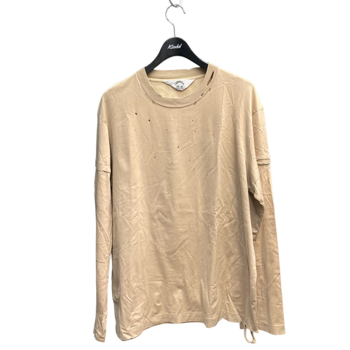 SUNSEA(サンシー) 18AWロングスリーブTシャツ ブラウン×レッド SUNSEA(サンシー) 18AWロングスリーブTシャツ ブラウン×レッド