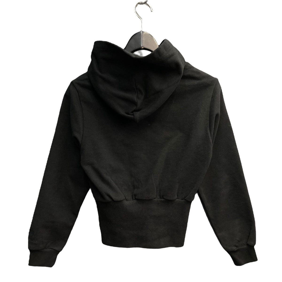 【値下げ】BALENCIAGA Cropped hoodie クロップドパーカー 698485 ブラック サイズ：XS (EC) BALENCIAGA(バレンシアガ) Cropped hoodieクロップドパーカー