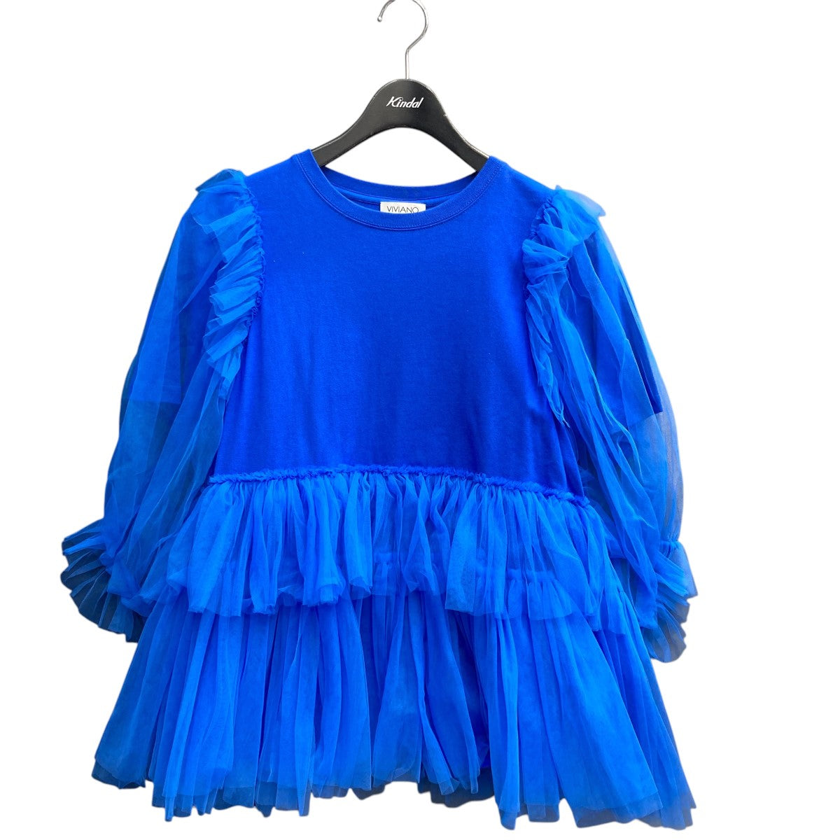 VIVIANO 23SSTULLE LAYERED PUFF SLEEVE T SHIRTパフスリーブTシャツVS-SS23-CS06 古着・中古-1枚目のアイテム画像