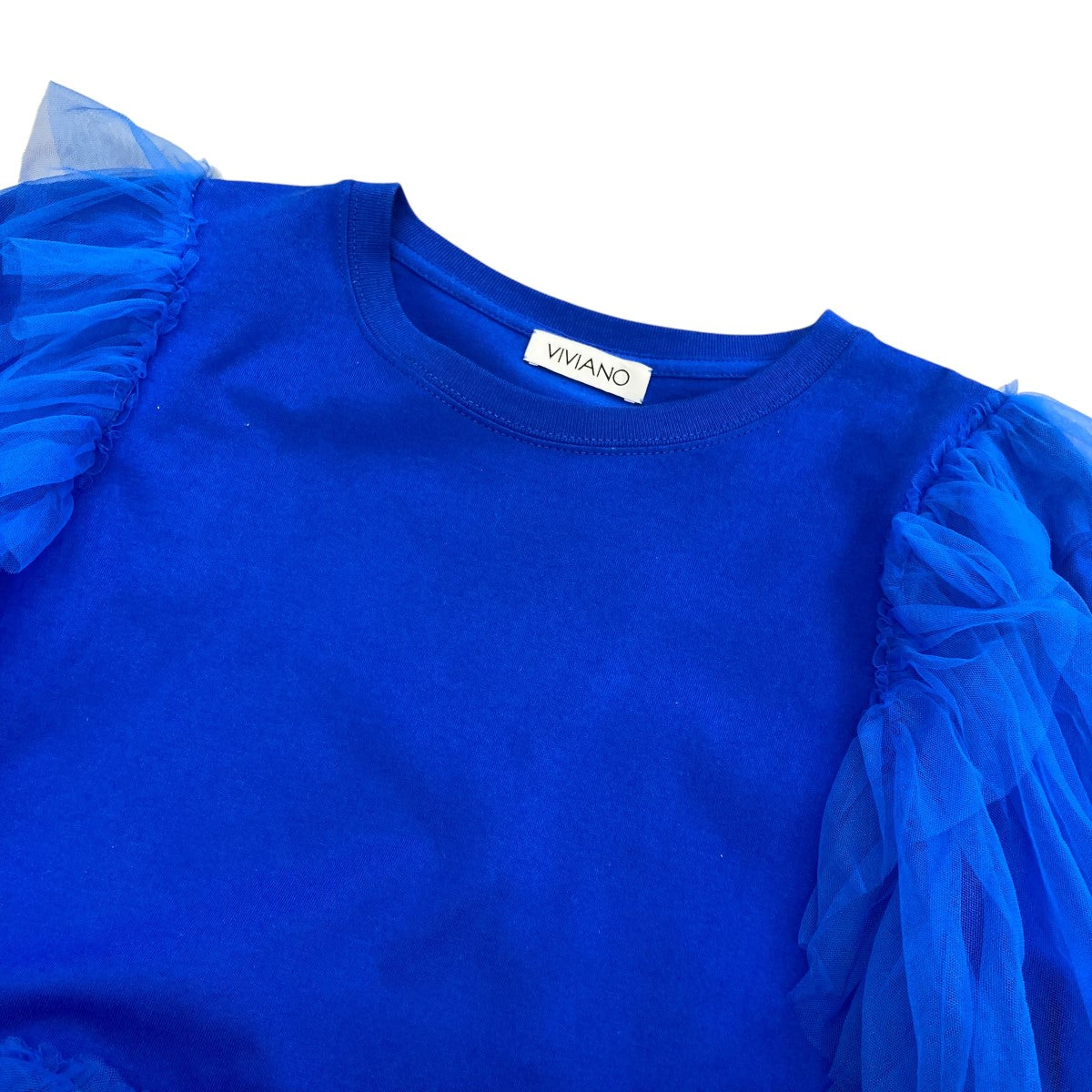 VIVIANO(ヴィヴィアーノ) 23SSTULLE LAYERED PUFF SLEEVE T