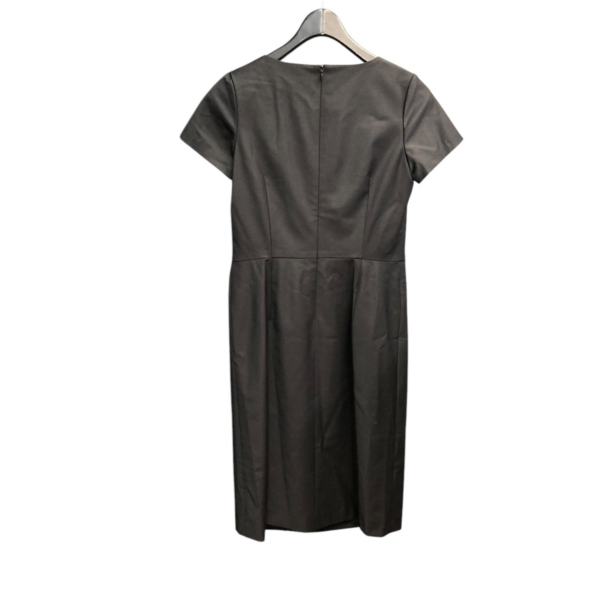 【新品　タグ付き】theory luxe ブラック 上品な半袖ワンピース 小さめ Theory Luxe(セオリーリュクス) 七分袖ワンピース ブラック