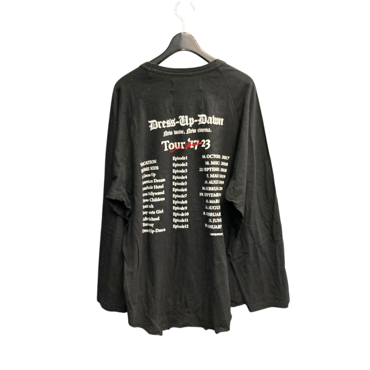 The Dawn Big Raglan Tour TeeロングスリーブTシャツ23AW C-7