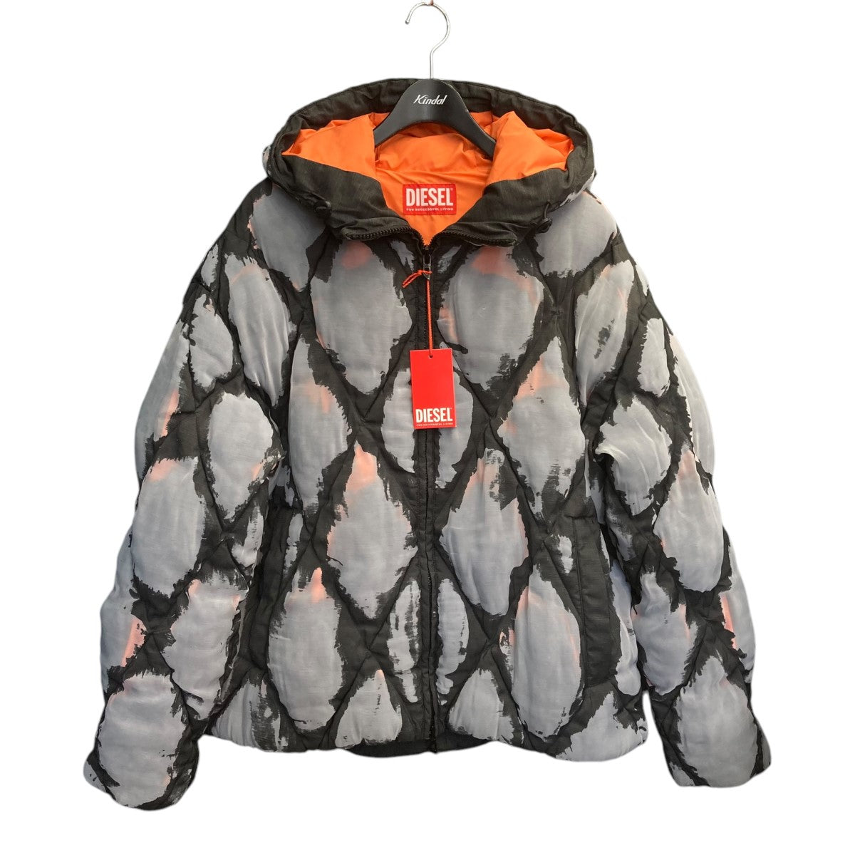 DIESEL 24AWW-MONS PUFFER JACKETダウンジャケットA12847 古着・中古-1枚目のアイテム画像