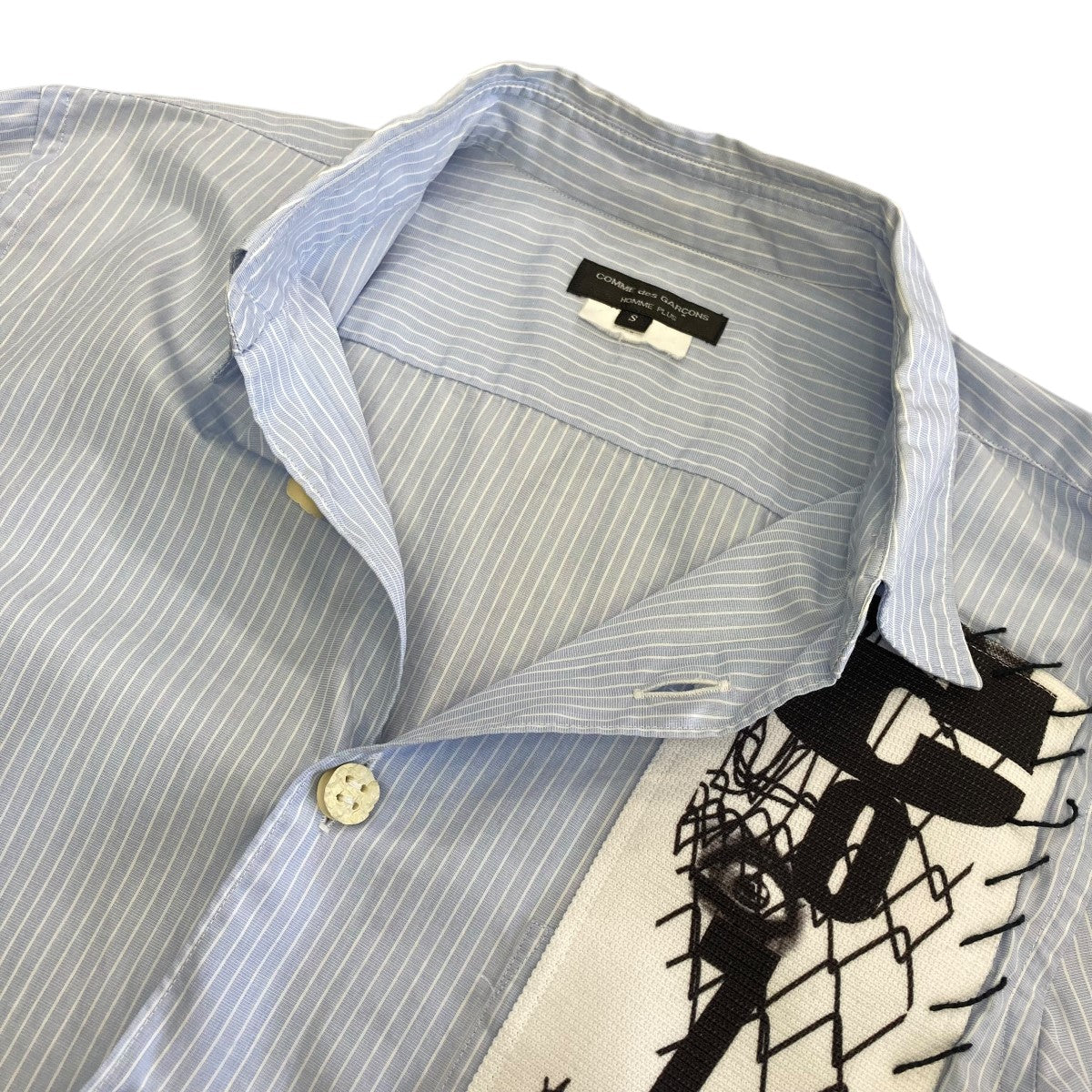 COMME des GARCONS HOMME PLUS - COMME des GARCONS HOMME PLUS コム デギャルソンオムプリュス  21SS ポリエステル縮絨製品加工シャツ PG-B034 グレー XSの通販 by MODESCAPE ラクマ店｜コムデギャルソンオムプリュスならラクマ