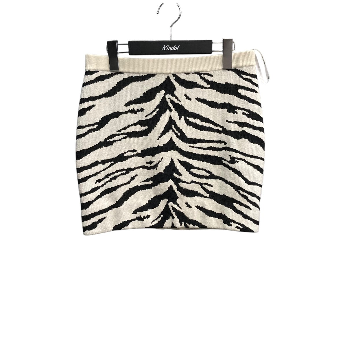 SELF PORTRAIT ZEBRA INTARSIA SKIRTニットスカートSS21-086 古着・中古-1枚目のアイテム画像