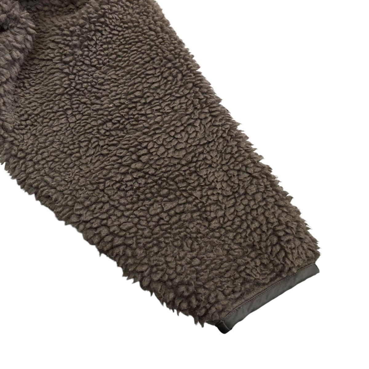 67g24 HYKE ハイク ノーカラー ボアロングコート212-17175 1 67g24 HYKE ハイク FAUX SHEARLING COAT ノーカラーボアロング