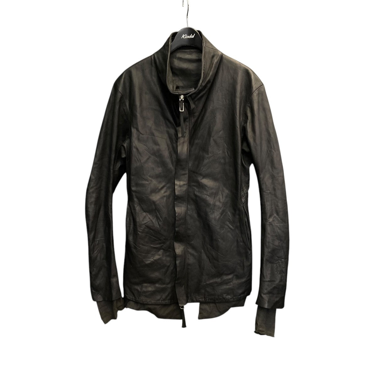 11AWLeather Jacket OiledダブルジップレザージャケットJ1-F211