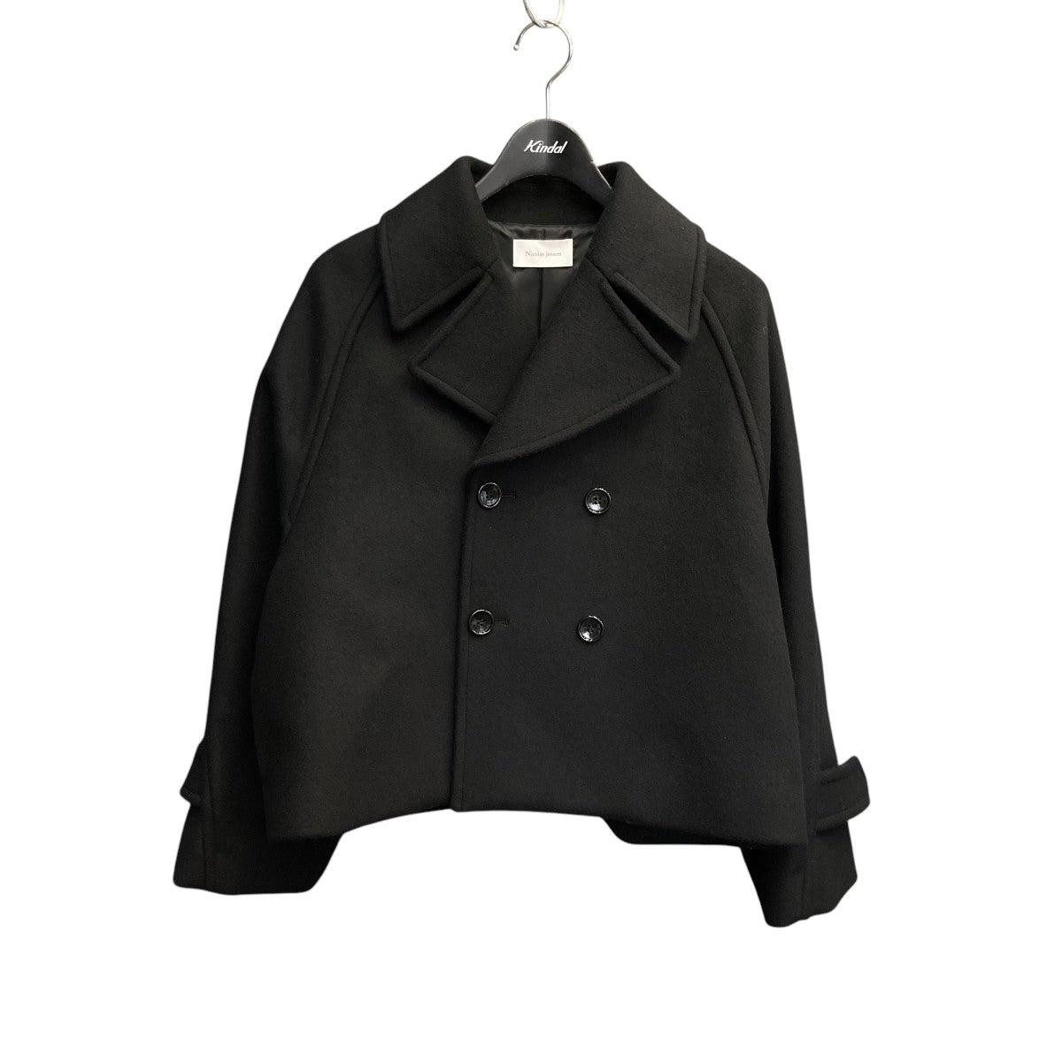LAMS WOOL MELTON SHORT RAGLAN COATチェスターコートNJ10-23B-003