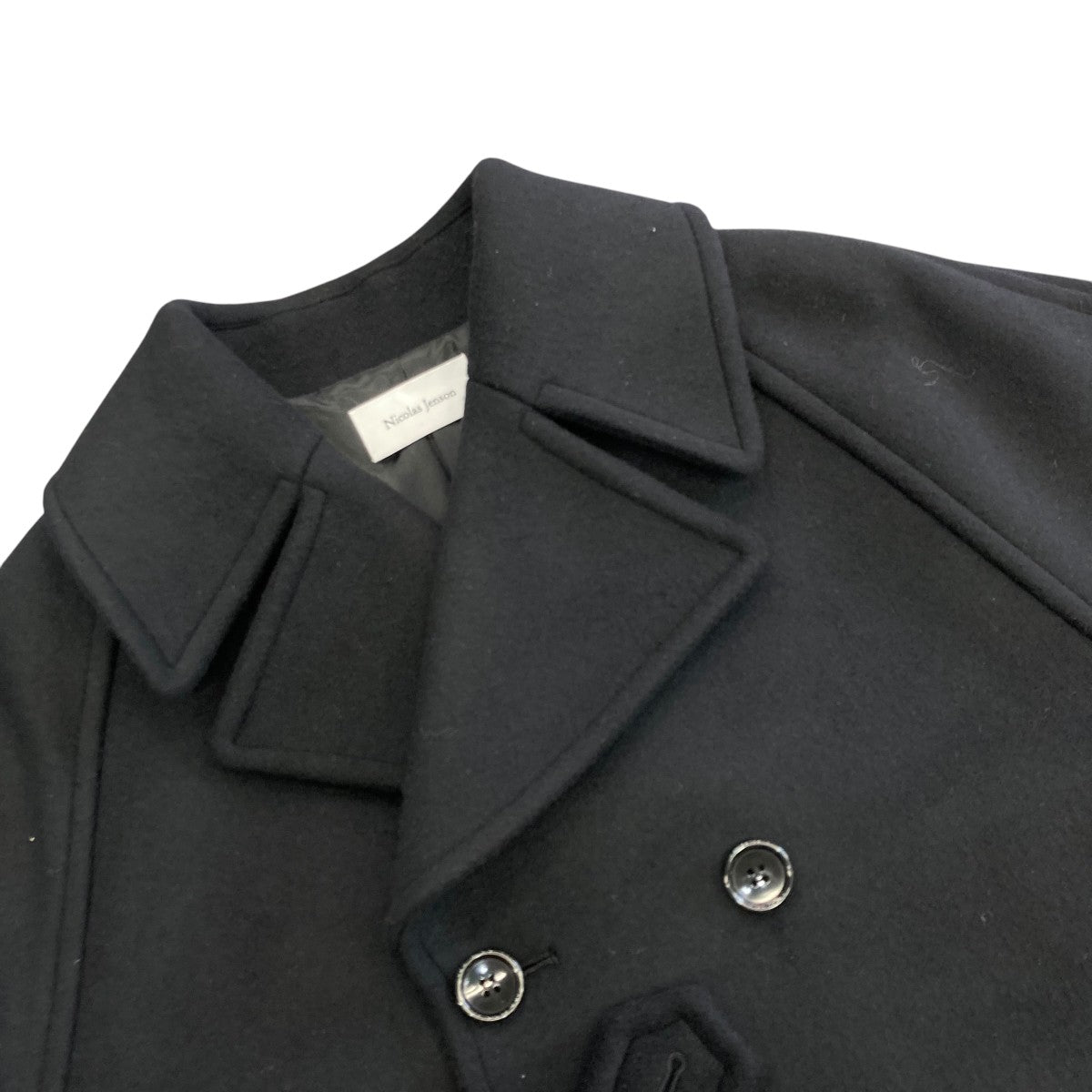 LAMS WOOL MELTON SHORT RAGLAN COATチェスターコートNJ10-23B-003