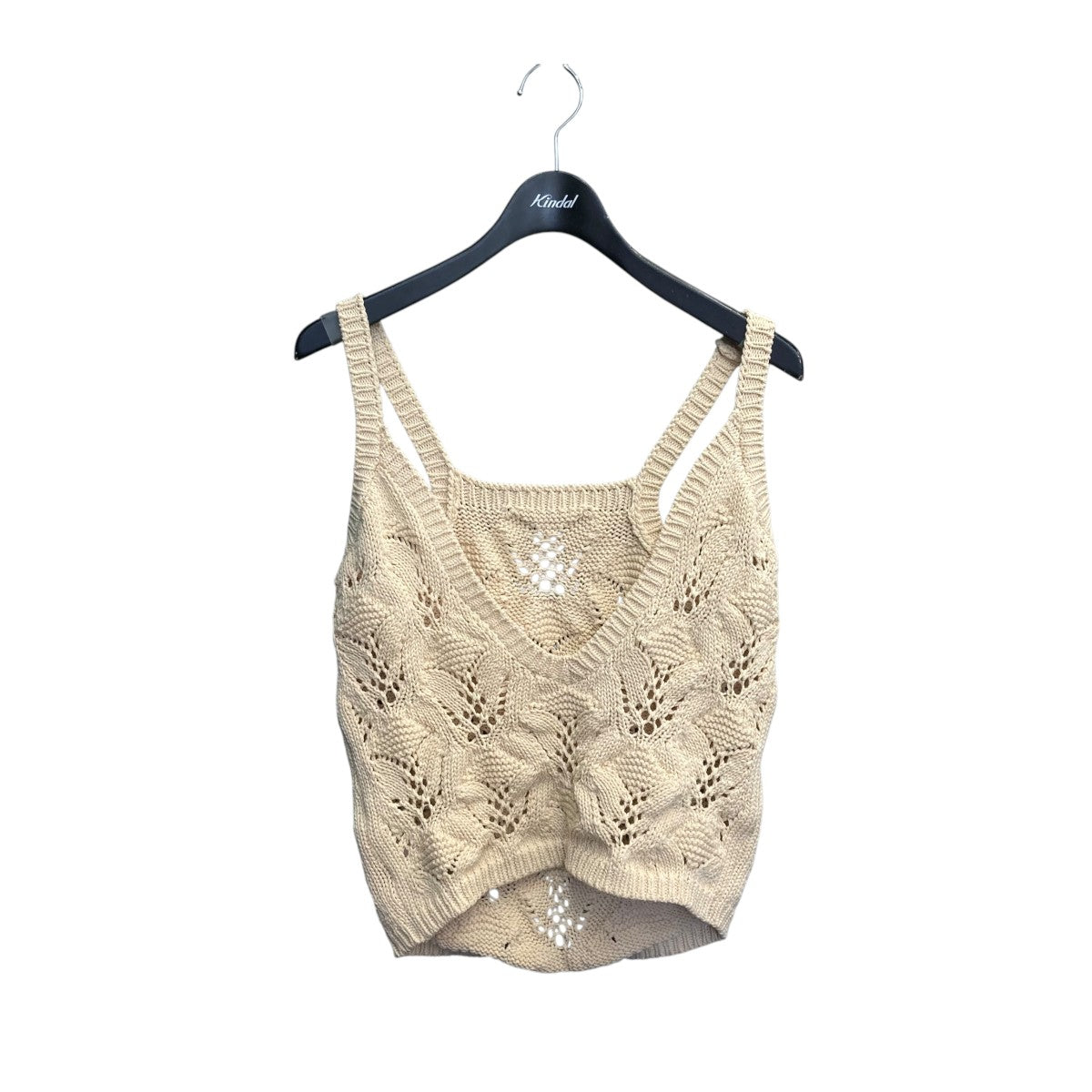 LILY YARN SUKASHI KNIT CAMIニットキャミソール8618-299-0147