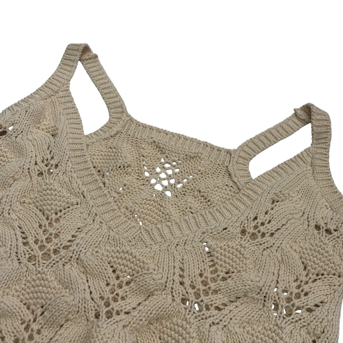 LILY YARN SUKASHI KNIT CAMIニットキャミソール8618-299-0147