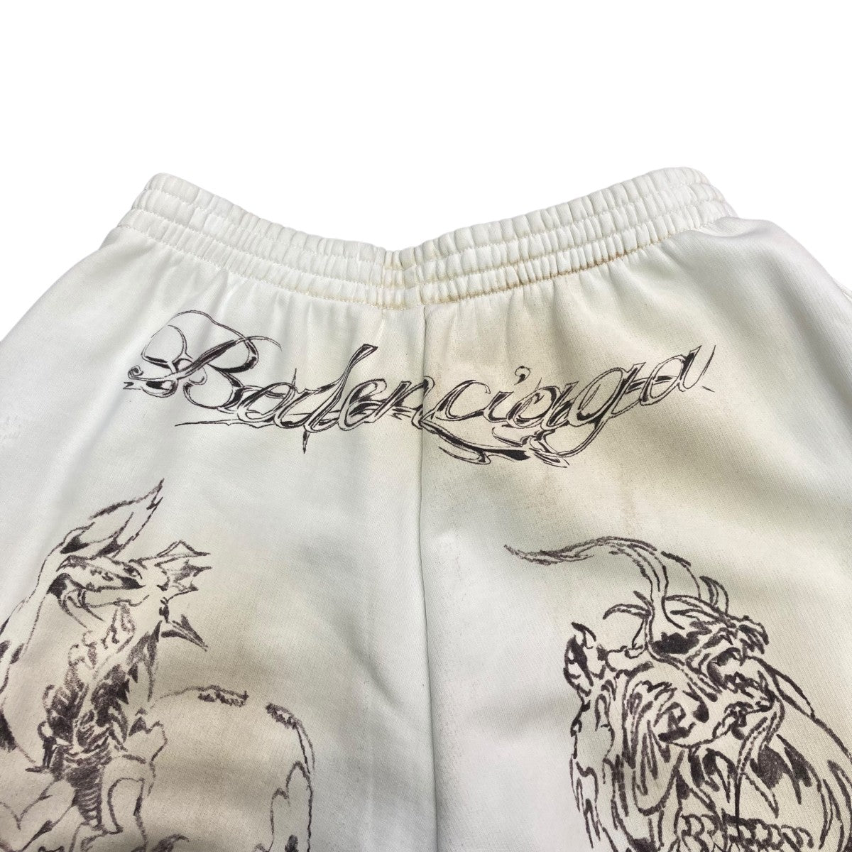 BALENCIAGA パンツ 787357 BALENCIAGA(バレンシアガ) Baggy Sweatpantsダメージ加工バギー